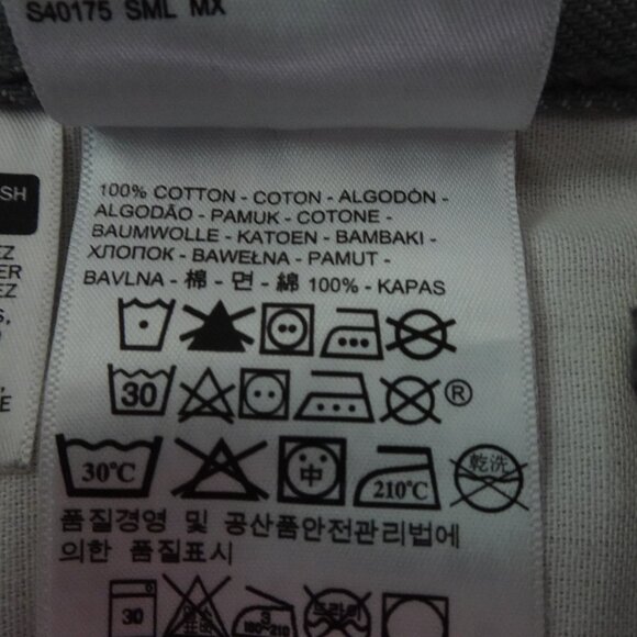 Levi's 501 Jeans Men's Size 38x32 Silver Gray Denim Shrink to Fit Button Fly - Picture 11 of 13